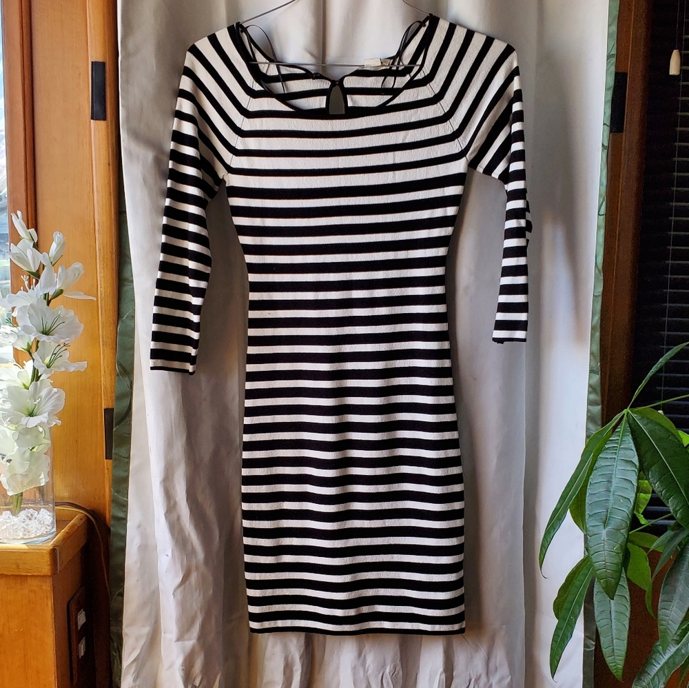 Black and White stripped dress (never worn)